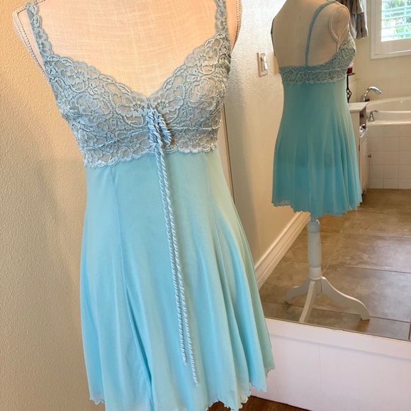 COSABELLA mesh and lace babydoll with adjustable straps, size Large - Picture 11 of 14